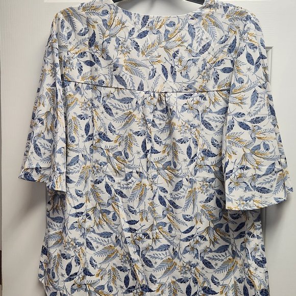 BRAND NEW JACKIE K LADIES FLORAL BLOUSE SIZE 16 # 1637 - Picture 2 of 16